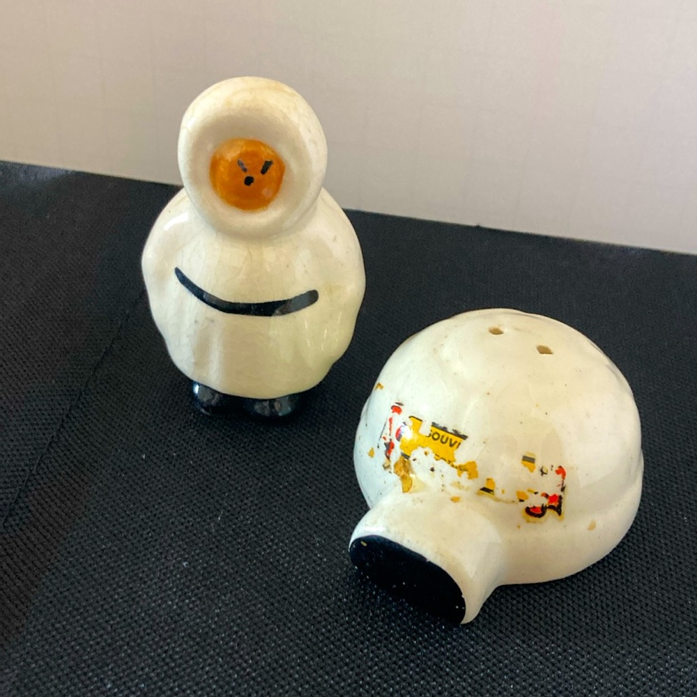 Vintage Eskimo & Igloo Salt and Pepper Shakers